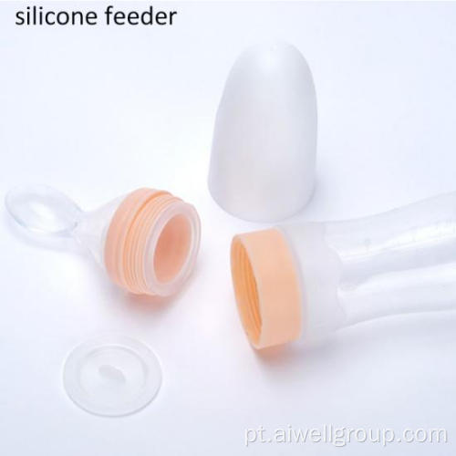 Silicone Baby Squeeze desmame alimentador